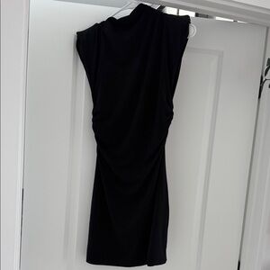 H&M Black One Shoulder Dress